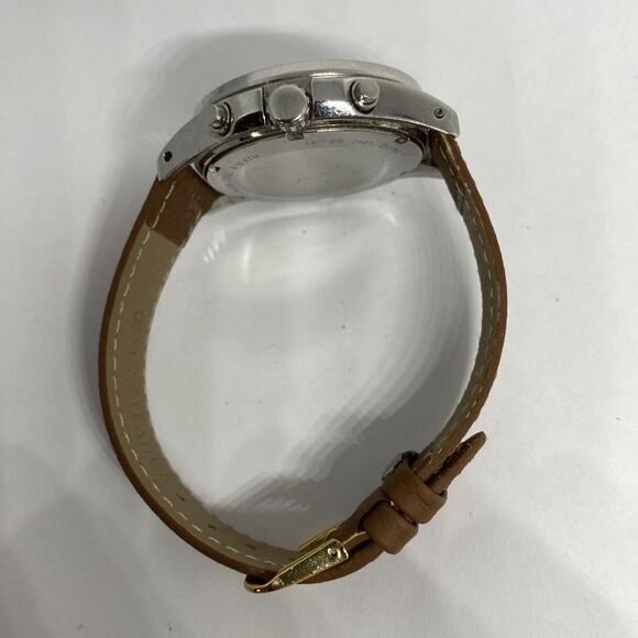 Fossil ES2681 Women's Brown Leather Analog Silver Dial Quartz Wrist Watch HK996 - Picture 12 of 12